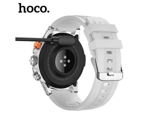 Кабель магнітний для HOCO Y20 Smart sports watch charging cable Black mag-6942007619424152101