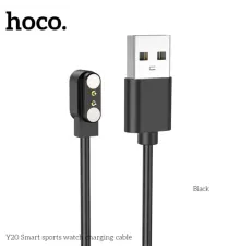 Кабель магнітний для HOCO Y20 Smart sports watch charging cable Black mag-6942007619424152101