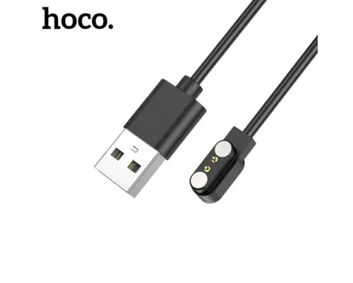 Кабель магнітний для HOCO Y20 Smart sports watch charging cable Black mag-6942007619424152101