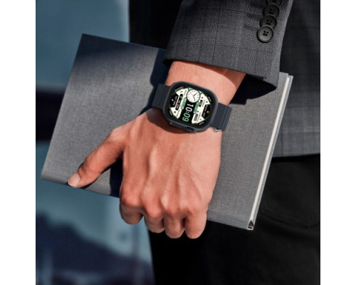 Смарт-годинник XO M11Ultra Curved Screen 9th Generation Wireless Charging Smart Talking Watch чорний mag-6975837581531136238