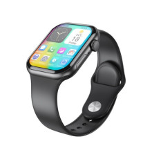 Смарт-годинник XO W10 Pro AMOLED Screen 10 Generation Wireless Charging Smart Talking Watch чорний mag-6920680830954136186