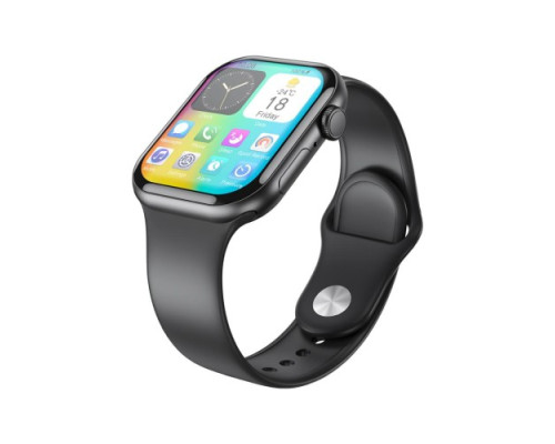 Смарт-годинник XO W10 Pro AMOLED Screen 10 Generation Wireless Charging Smart Talking Watch чорний mag-6920680830954136186