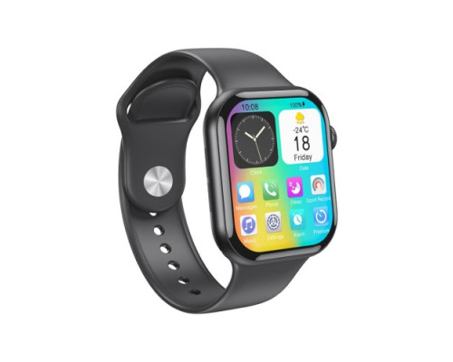 Смарт-годинник XO W10 Pro AMOLED Screen 10 Generation Wireless Charging Smart Talking Watch чорний mag-6920680830954136186