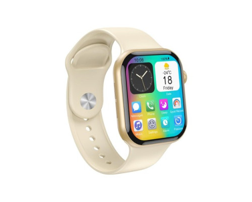 Смарт-годинник XO W10 Pro AMOLED Screen 10 Generation Wireless Charging Smart Talking Watch золотий mag-6920680830930140330