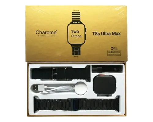 Смарт-годинник Smart Watch T8S ULTRA MAX Чорний mag-2000001651414145793