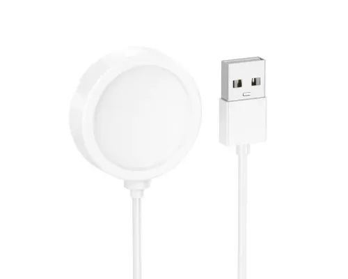 Кабель магнітний для HOCO Y40 Smart watch charging cable White mag-6942007672634153952