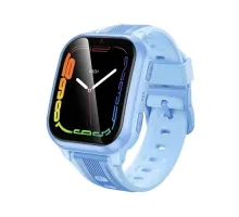 Смарт-годинник дитячий HOCO Y108 4G children phone-watch blue mag-6942007680943154163