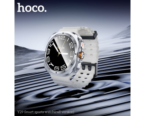 Смарт-годинник HOCO Y29 Smart sports watch(call version) Silver mag-6942007648523142471