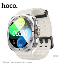 Смарт-годинник HOCO Y29 Smart sports watch(call version) Silver mag-6942007648523142471