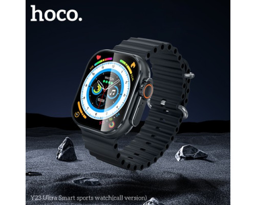 Смарт-годинник HOCO Y23 Ultra Smart sports watch(call version) Black mag-6942007634892133872