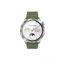 Смарт-годинник (Smart Watch) XO Watch4 Amoled silver (ремінець green) TPS-2710000337874 2710000337874