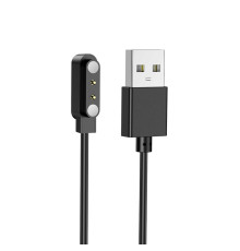 Бездротовий зарядний пристрій для смарт-годинника HOCO Y25 Smart sports watch charging cable Black (6942007641722)