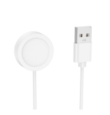Бездротовий зарядний пристрій для смарт-годинника HOCO Y30 Smart sports watch charging cable White (6942007648981)