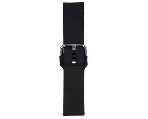 Ремінець для годинника Universal Buckle Solid 22mm Black (Buckle22-Black)