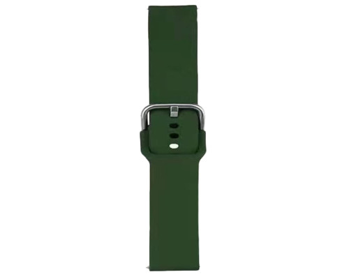 Ремінець для годинника Universal Buckle Solid 22mm Army Green (Buckle22-ArmyGreen)