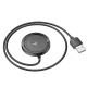 Бездротовий зарядний пристрій Hoco Y22 Smart sports watch charging cable Black (6942007629010)