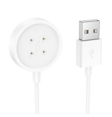 Бездротовий зарядний пристрій для смарт-годинника HOCO Y24 AMOLED Smart sports watch charging cable White (6942007641029)