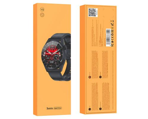 Смарт-годинник HOCO Y9 Smart sports watch(Call Version) Black