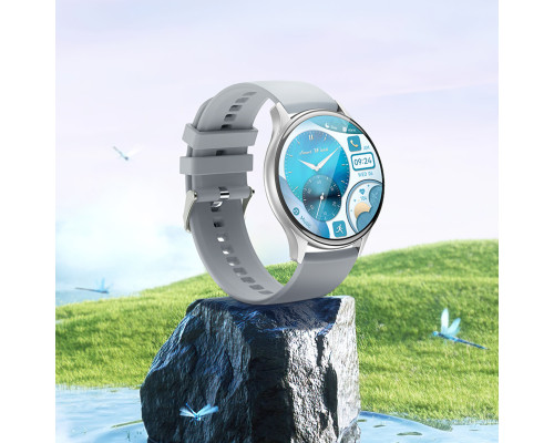 Смарт-годинник HOCO Y15 AMOLED Smart sports watch(call version) Silver