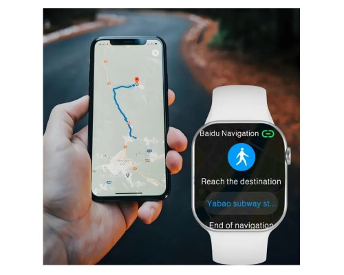 Смарт-годинник W&O X10 Amoled+IP67 Silver (WOX10SI)