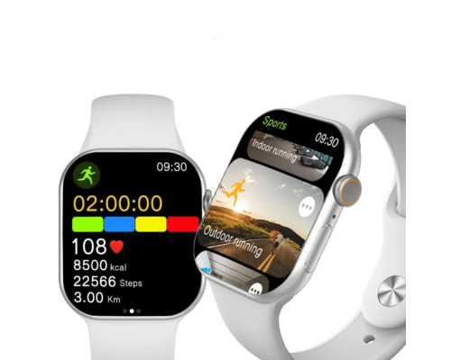 Смарт-годинник W&O X10 Amoled+IP67 Silver (WOX10SI)