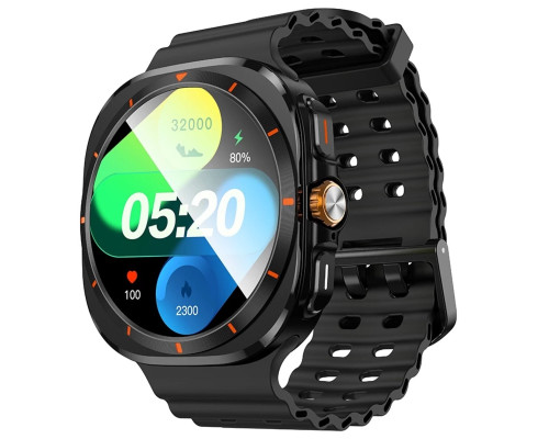 Смарт-годинник HOCO Y29 Smart sports watch (call version) Black (6942007648516)