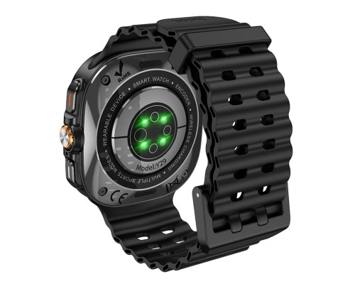 Смарт-годинник HOCO Y29 Smart sports watch (call version) Black (6942007648516)