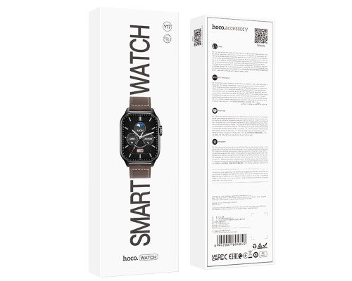 Смарт-годинник HOCO Y17 Smart sports watch(call version) Black