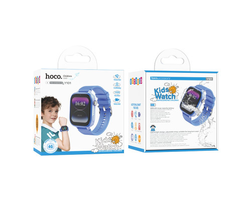 Смарт-годинник HOCO Y101 4G children smart watch Blue