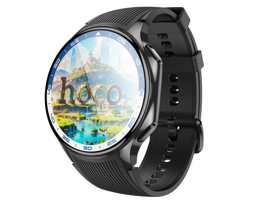 Смарт-годинник HOCO Y24 AMOLED Smart sports watch (call version) Black (6942007641005)