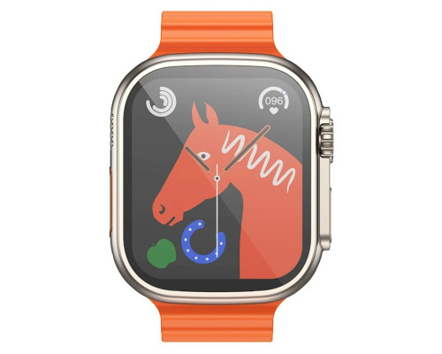 Смарт-годинник HOCO Y12 Ultra smart sports watch(call version) Titanium Gold