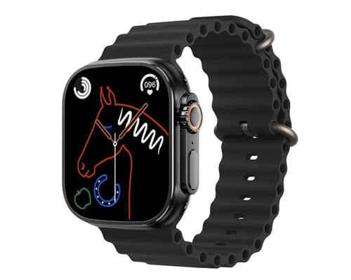 Смарт-годинник Keqiwear WS-C9 Ultra Black