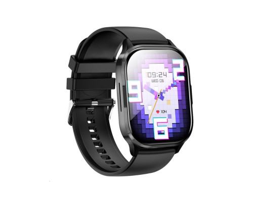 Смарт-годинник Borofone BD8 AMOLED Smart sports watch(call version) Bright Black