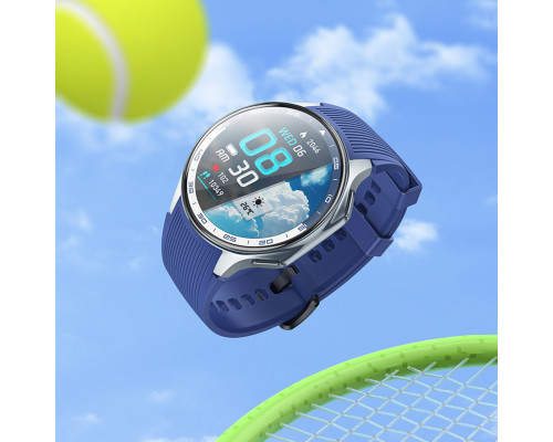 Смарт-годинник HOCO Y24 AMOLED Smart sports watch (call version) Silver (6942007641012)