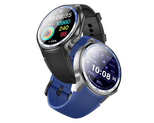 Смарт-годинник HOCO Y24 AMOLED Smart sports watch (call version) Silver (6942007641012)
