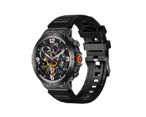 Смарт-годинник W&O IWO X22 IP68 Black (IWOX22SGR)