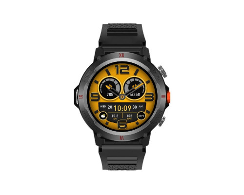 Смарт-годинник W&O IWO X22 IP68 Black (IWOX22SGR)