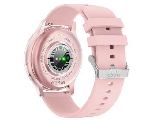 Смарт-годинник HOCO Y15 AMOLED Smart sports watch(call version) Pink Gold