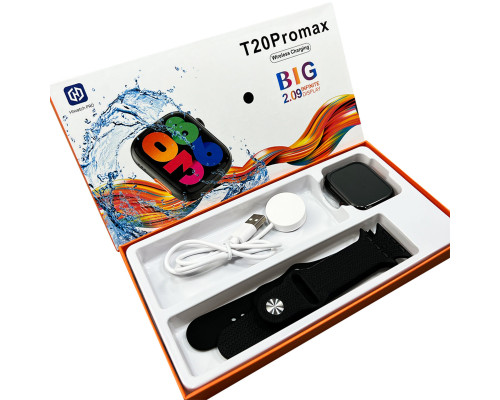 Смарт-годинник BIG T20 Pro Max IP67+GPS Black (BIGXT20PBlack)