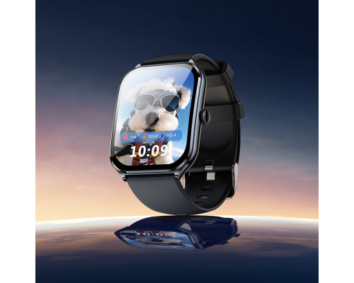 Смарт-годинник HOCO Y28 AMOLED Smart sports watch (call version) Black (6942007648479)