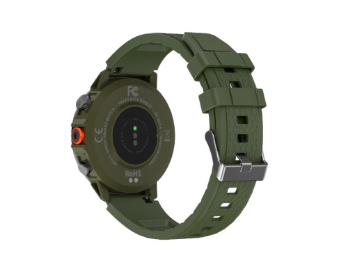 Смарт-годинник W&O IWO X22 IP68 Army Green (IWOX22AG)