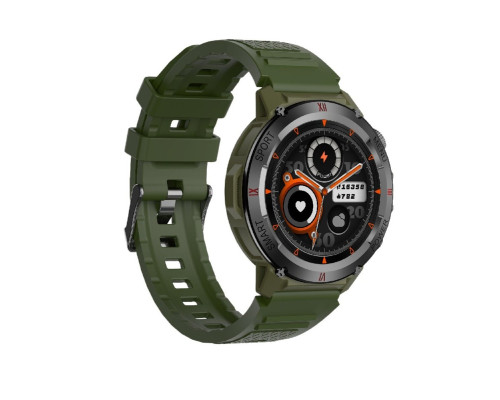 Смарт-годинник W&O IWO X22 IP68 Army Green (IWOX22AG)