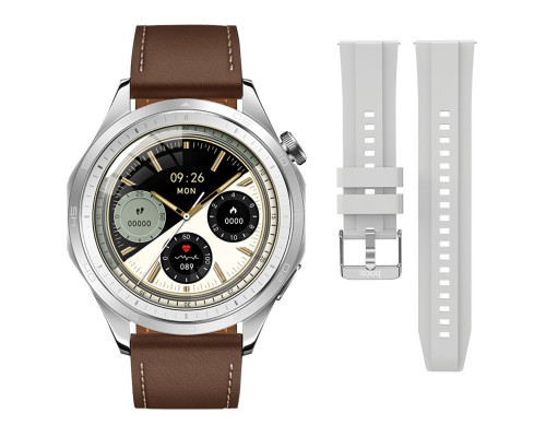 Смарт-годинник HOCO Y21 AMOLED Smart sports watch(call version) Silver (6942007624084)