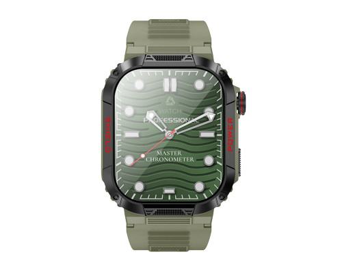 Смарт-годинник BOROFONE BD9 Smart sports watch (call version) Green (6941991113987)