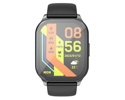 Смарт-годинник HOCO Y19 AMOLED Smart sports watch(call version) Bright Metal Gray