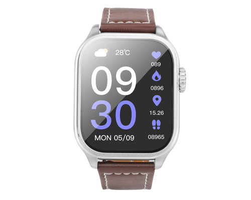 Смарт-годинник HOCO Y17 Smart sports watch(call version) Silver