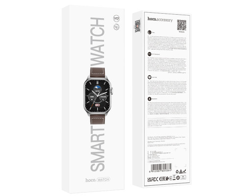 Смарт-годинник HOCO Y17 Smart sports watch(call version) Silver