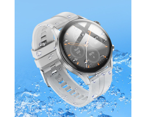 Смарт-годинник HOCO Y7 Pro Smart sports watch(call version) Silver (6942007619714)