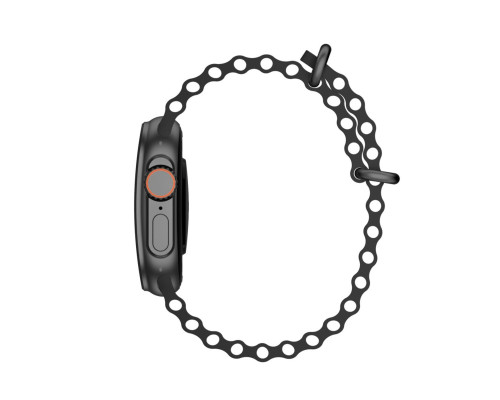 Смарт-годинник W&O X10 Ultra 3 IP67 Black (WOX10U3BL)