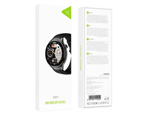 Смарт-годинник Borofone BD7 Smart sports watch(call version) Metal Gray